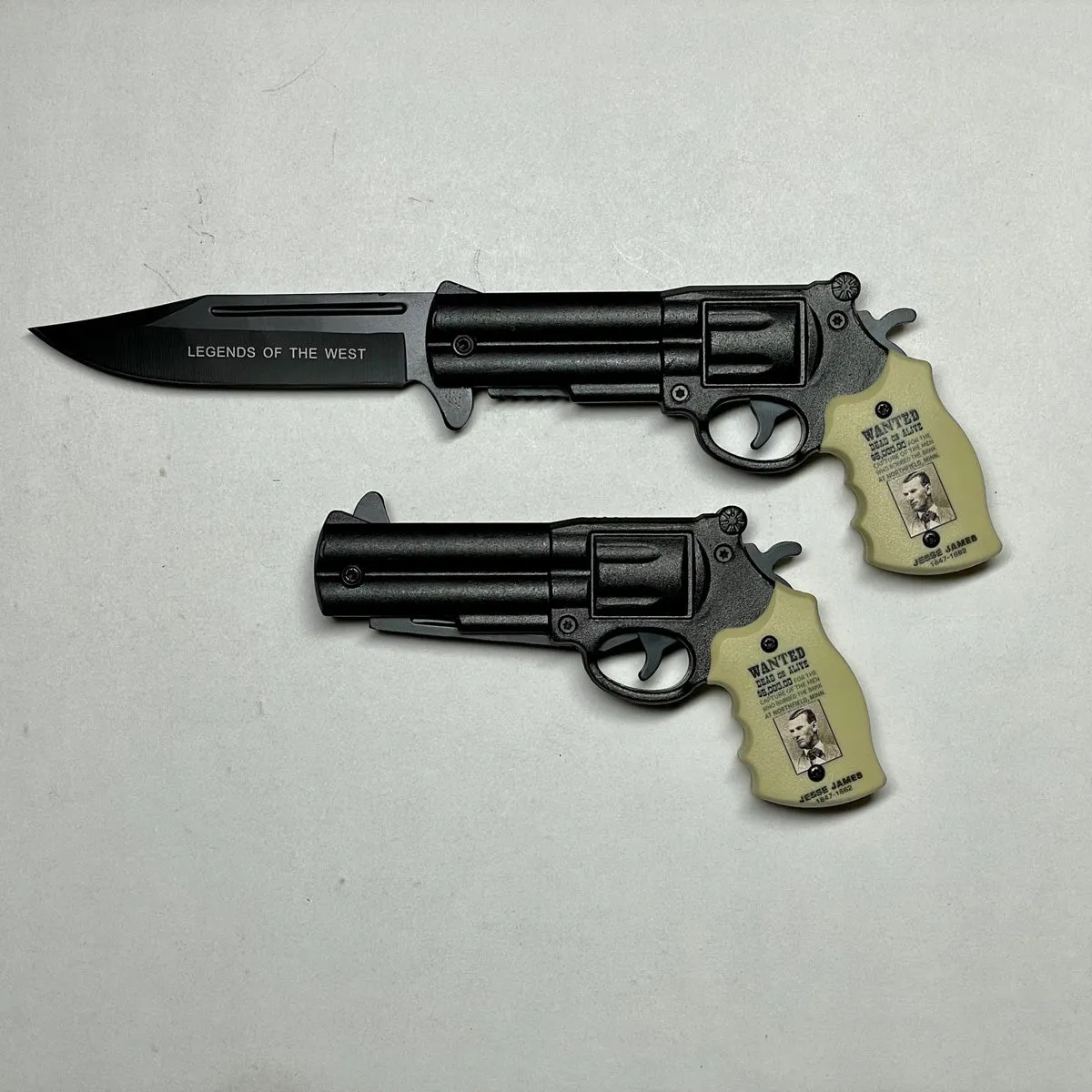 Jesse James Revolver Folding Knife