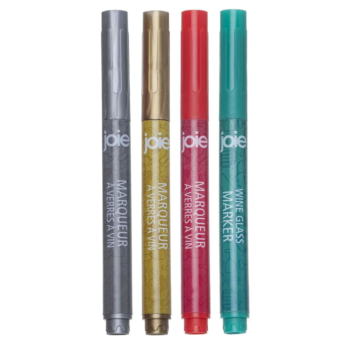 Joie Wine Glass Markers  Set of 4