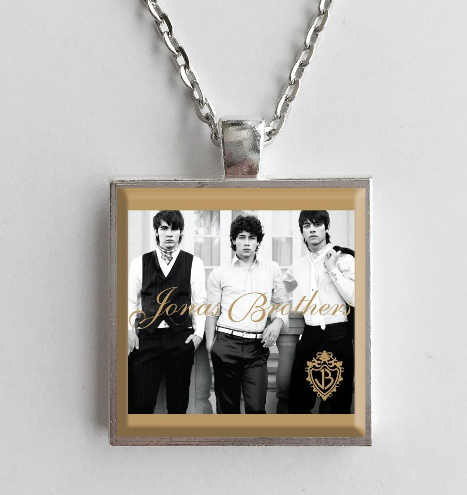 Jonas Brothers - Self Titled - Album Cover Art Pendant Necklace