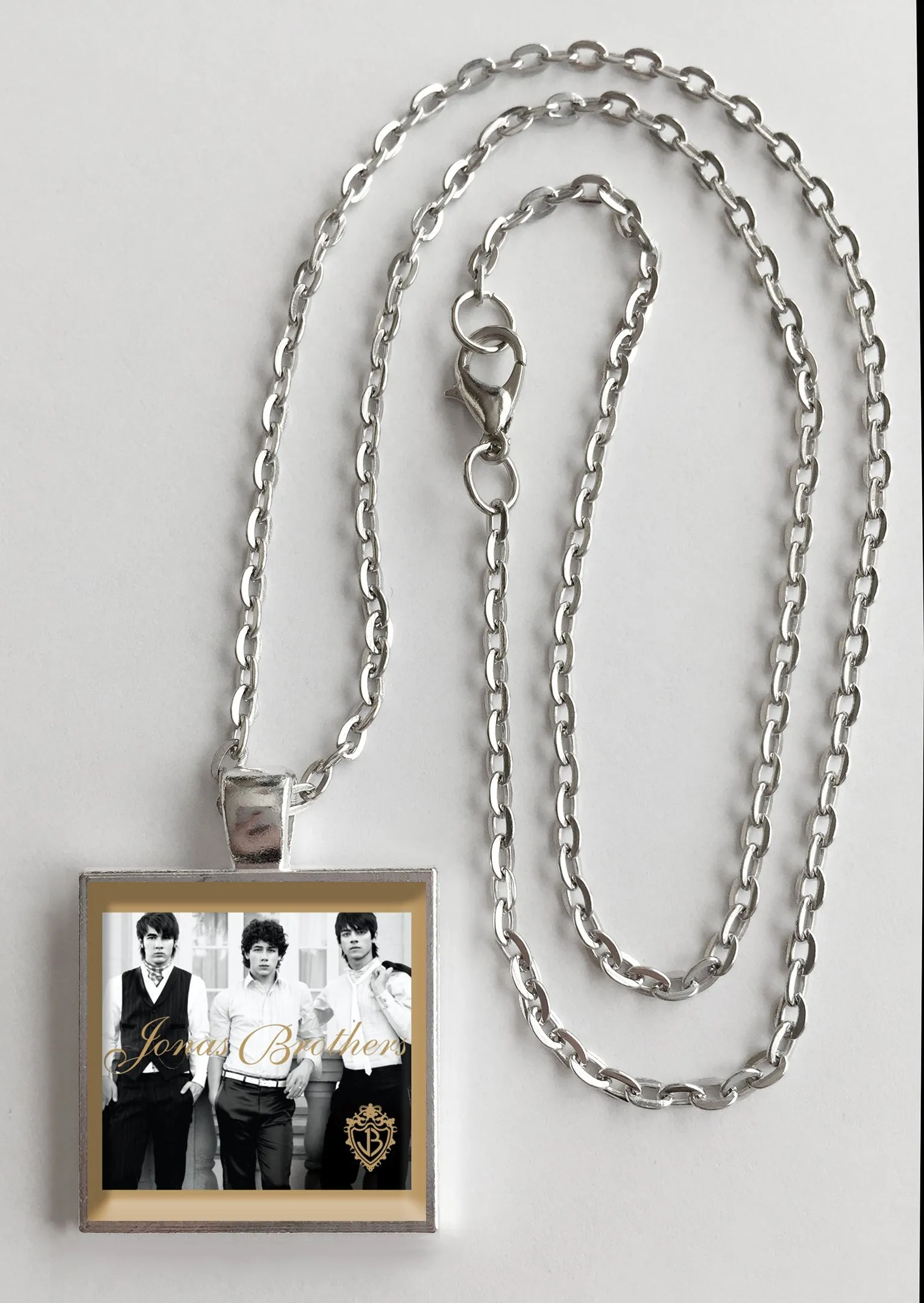 Jonas Brothers - Self Titled - Album Cover Art Pendant Necklace