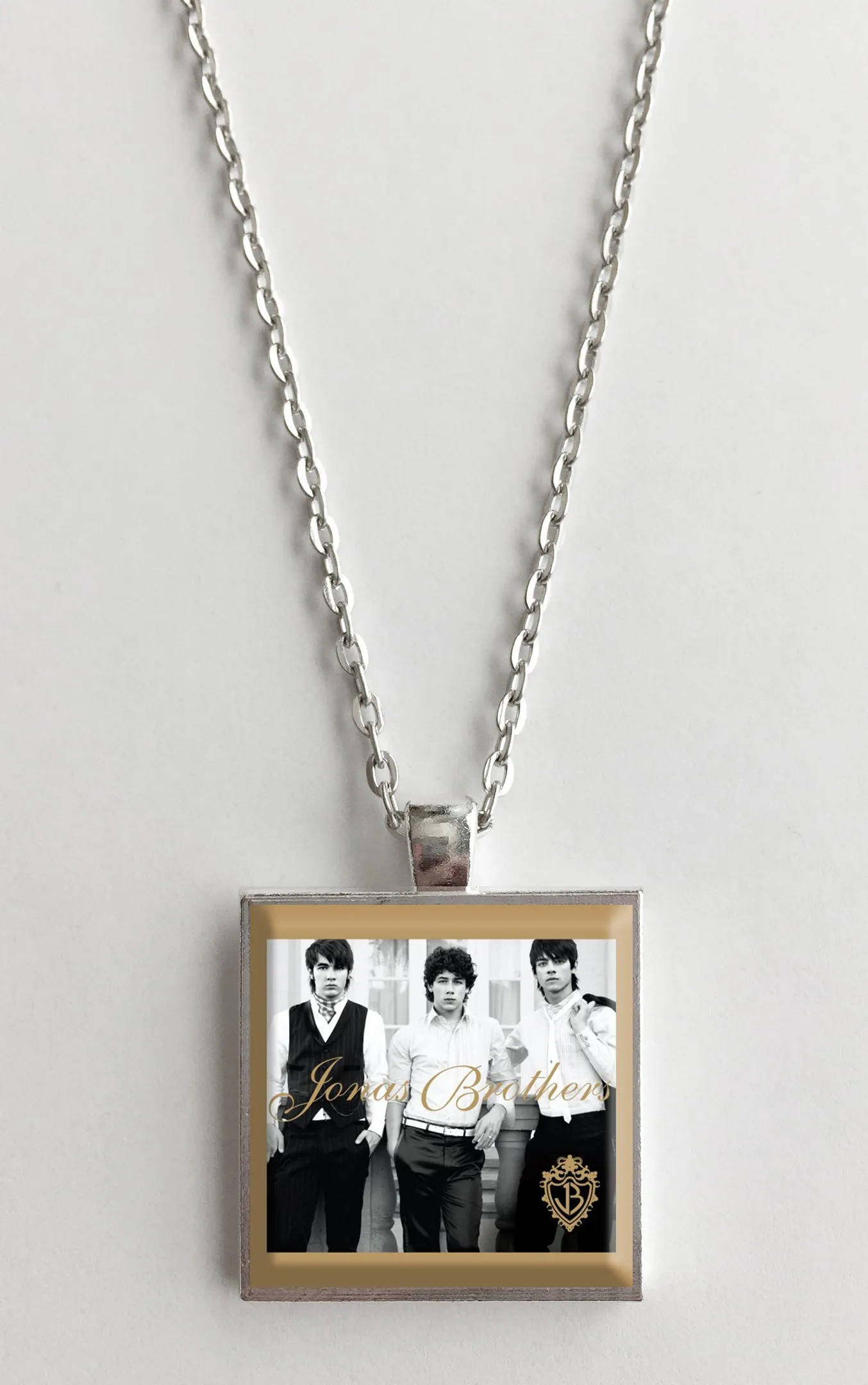 Jonas Brothers - Self Titled - Album Cover Art Pendant Necklace