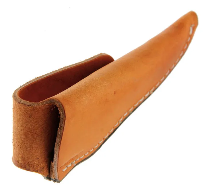 Knife Sheath Leather - SH340 - 1-1/2" opening and a 5 1/4" length.