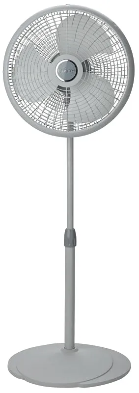 Lasko 2526 Adjustable Pedestal Fan, 120 V, 90 deg Sweep, 16 in Dia Blade, Plastic Housing Material, White :EA: QUANTITY: 1