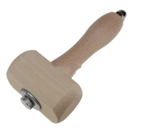 Leather Maul - Wooden Leather Hammer - Leathercraft Maul - Working Hammer - Working Tools Supplies - Punch -  Hole Punching Hammer Hardware