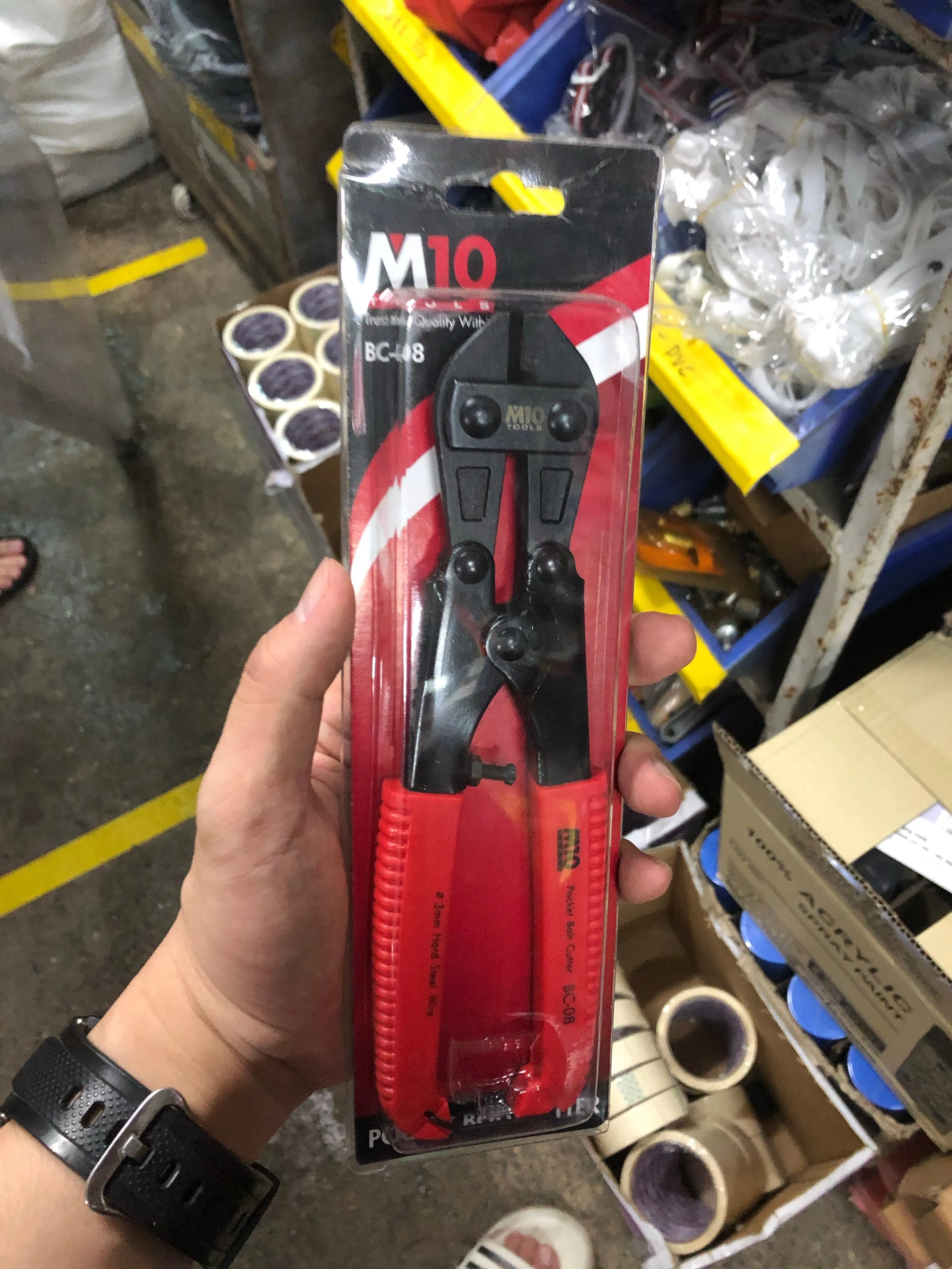 M10 Pocket Bolt Cutter 3mm Hard Steel Wire | Model : 009-035-08 (BC-08)