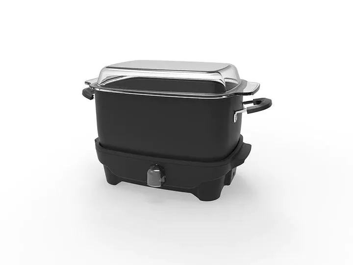 Magic Mill Black Slow Cooker 6.5Qt 1pc