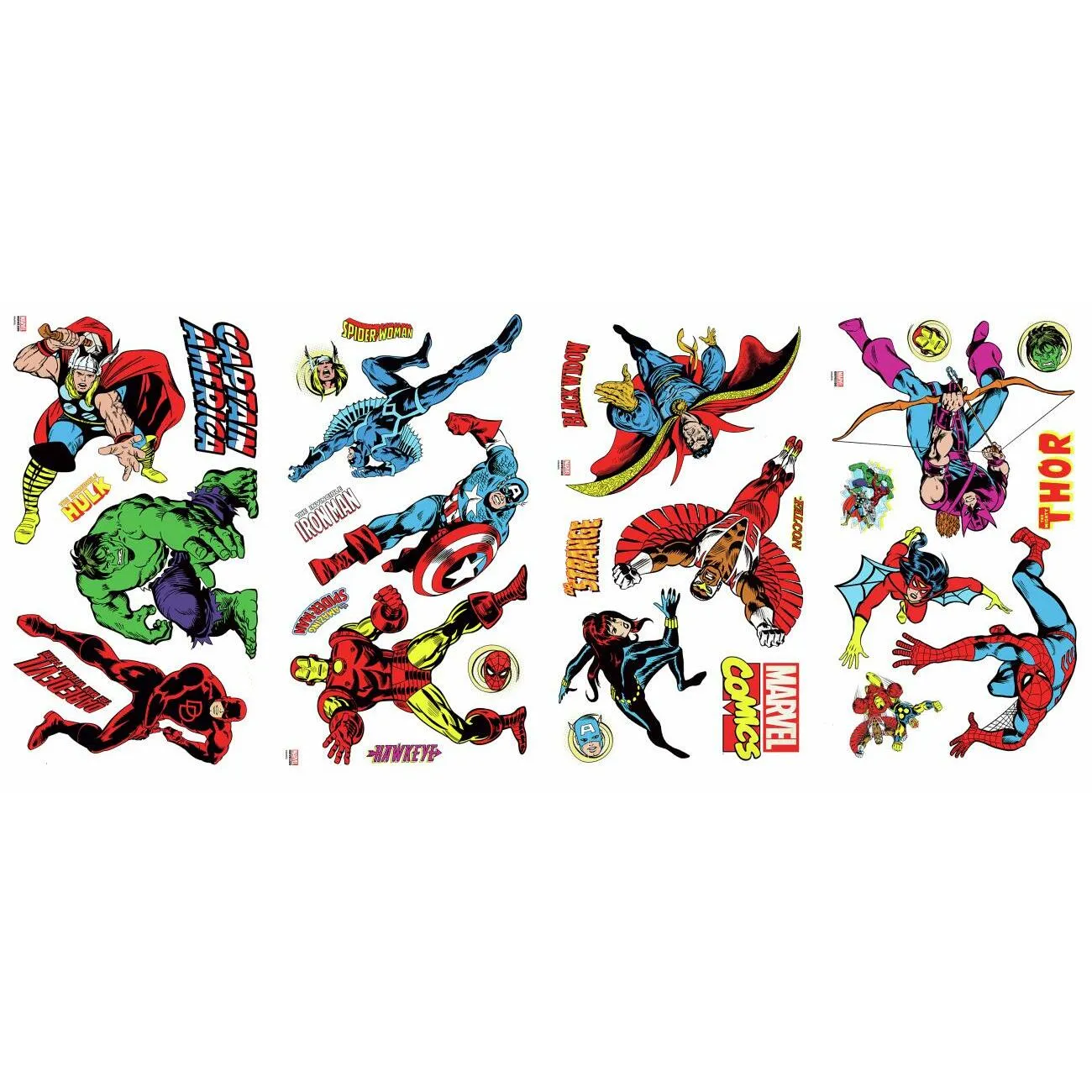 Marvel Classics Wall Decals