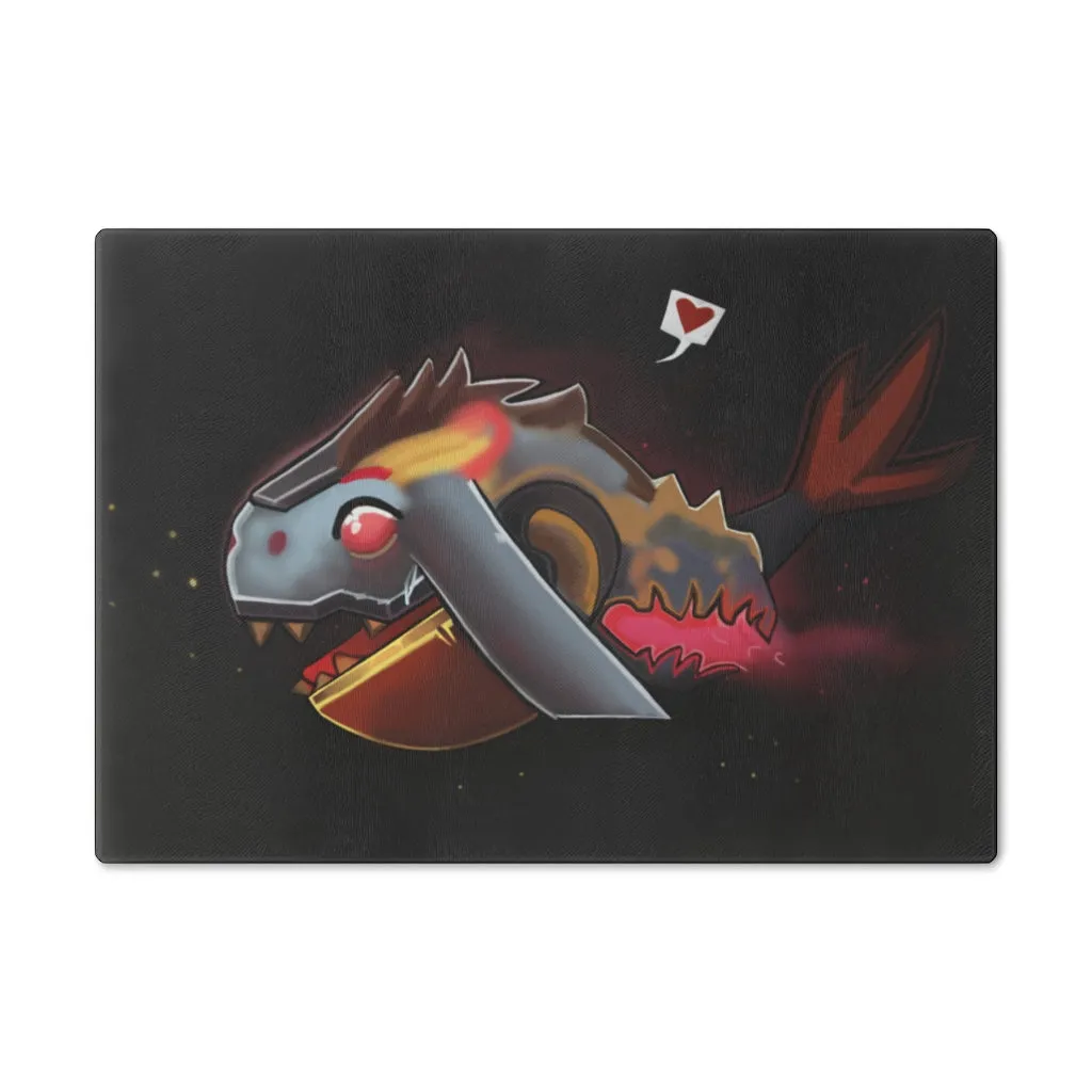 Mecha Whale Strider Cutting Board