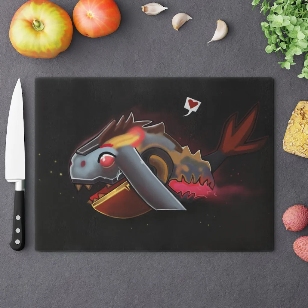 Mecha Whale Strider Cutting Board