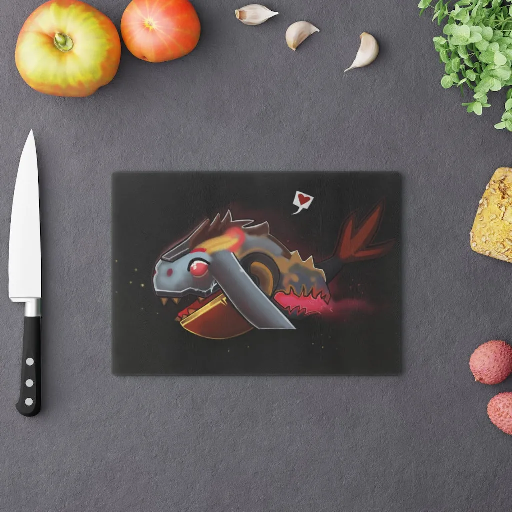 Mecha Whale Strider Cutting Board