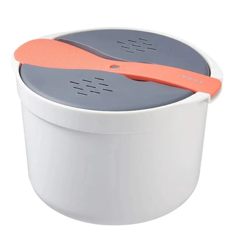 Microwave Rice Cooker - Portable Food Container Multifunction Steamer