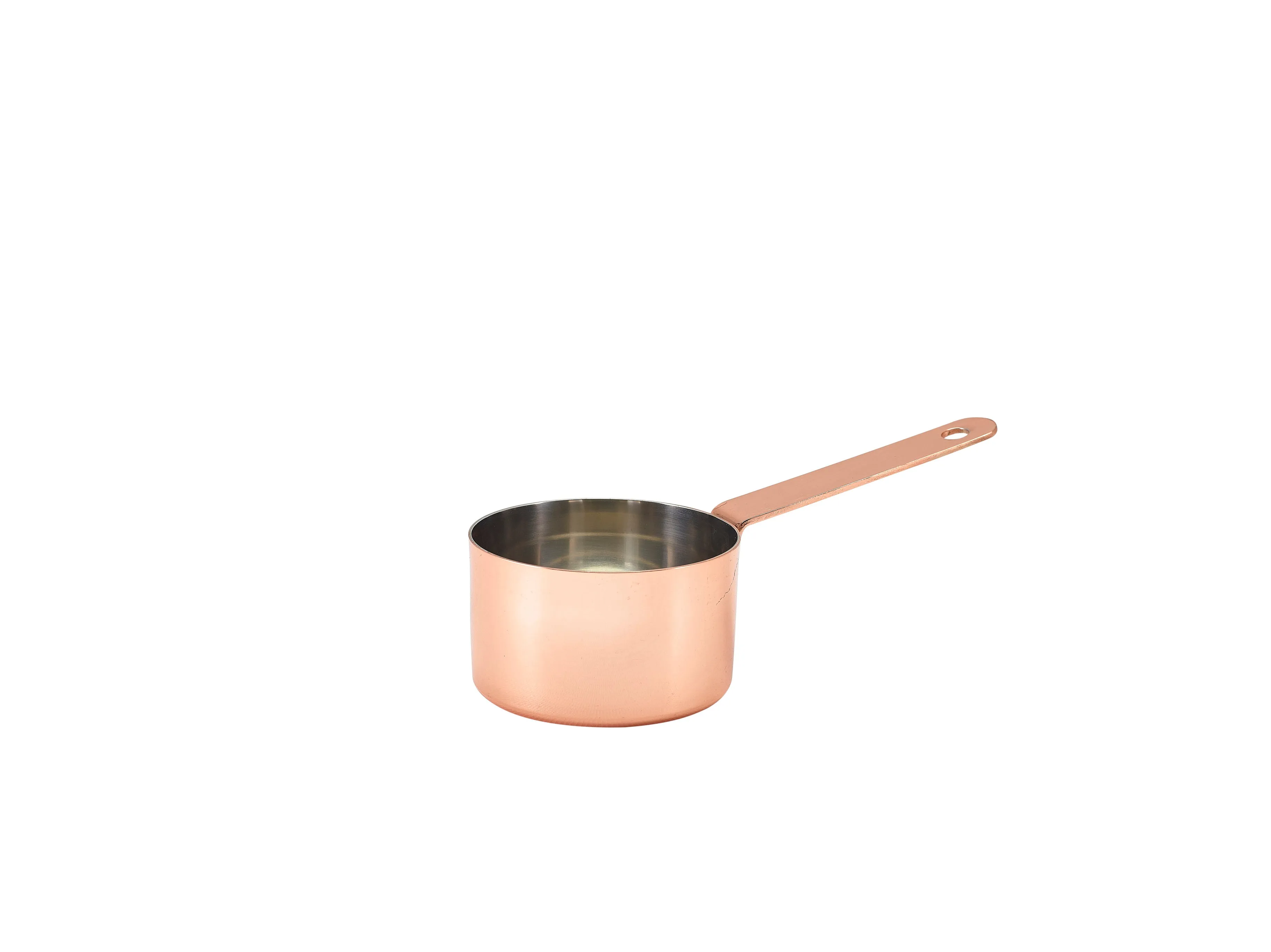 Mini Copper Saucepan 7.2 x 4.7cm 6 pack