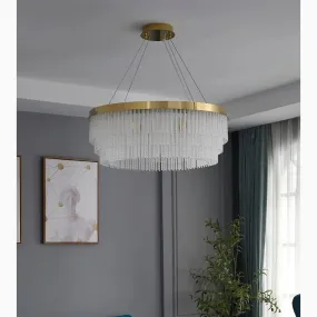 Modern Stunning Round/Rectangle Crystal Chandelier