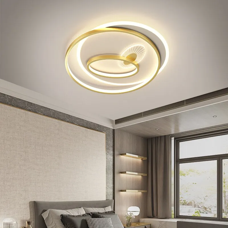 Modern Style New Product Led Chandeliers Home Ceiling Lamp Master Bedroom Room Simple Creative Personality Lighting Gold Lustre