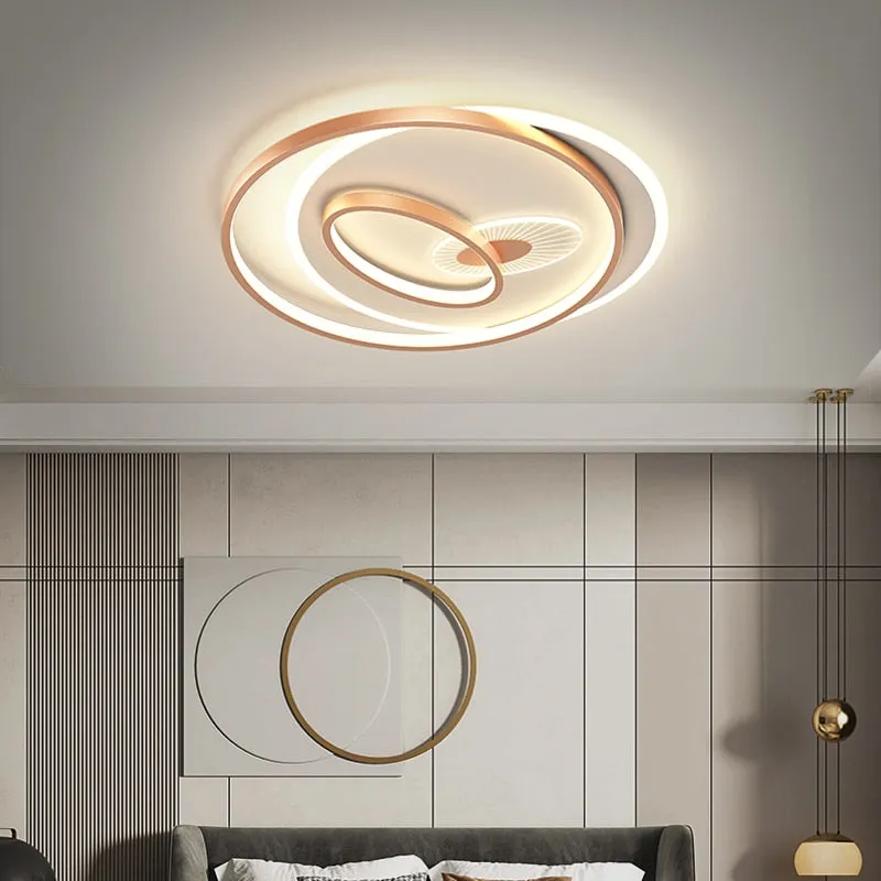 Modern Style New Product Led Chandeliers Home Ceiling Lamp Master Bedroom Room Simple Creative Personality Lighting Gold Lustre