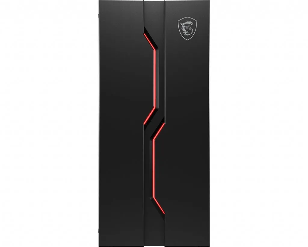 Msi Mag Vampiric 010 Mid Tower Gaming Computer Case 'Black, 1X 120Mm Argb Fan, Mystic Light Sync, Tempered Glass Panel,