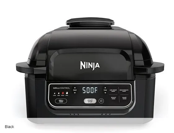 Ninja Foodi 5-in-1 Indoor Grill w/ Air Fry, Roast (IG302QB)