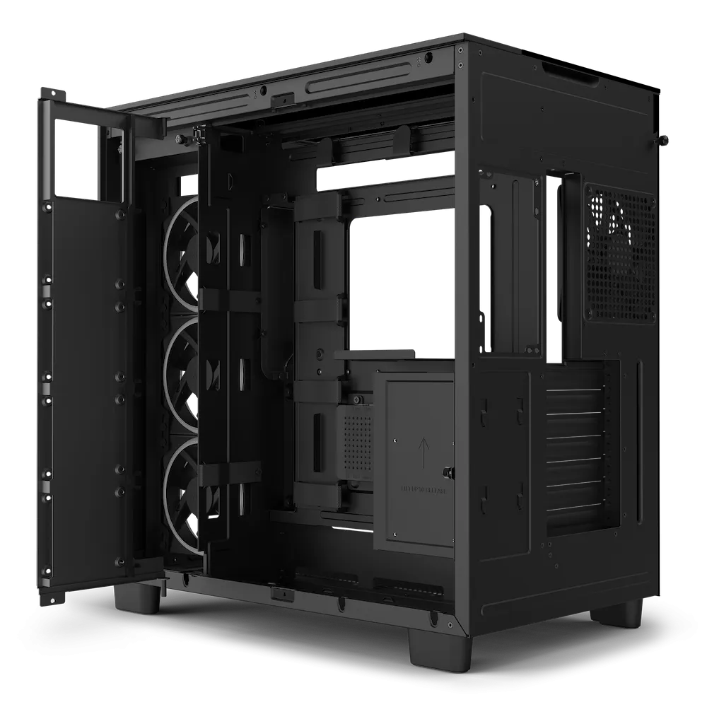 【NZXT 2024 聖誕跨年優惠】NZXT H9 ELITE Matte Black 啞光黑色 ARGB Tempered Glass ATX Case CM-H91EB-01