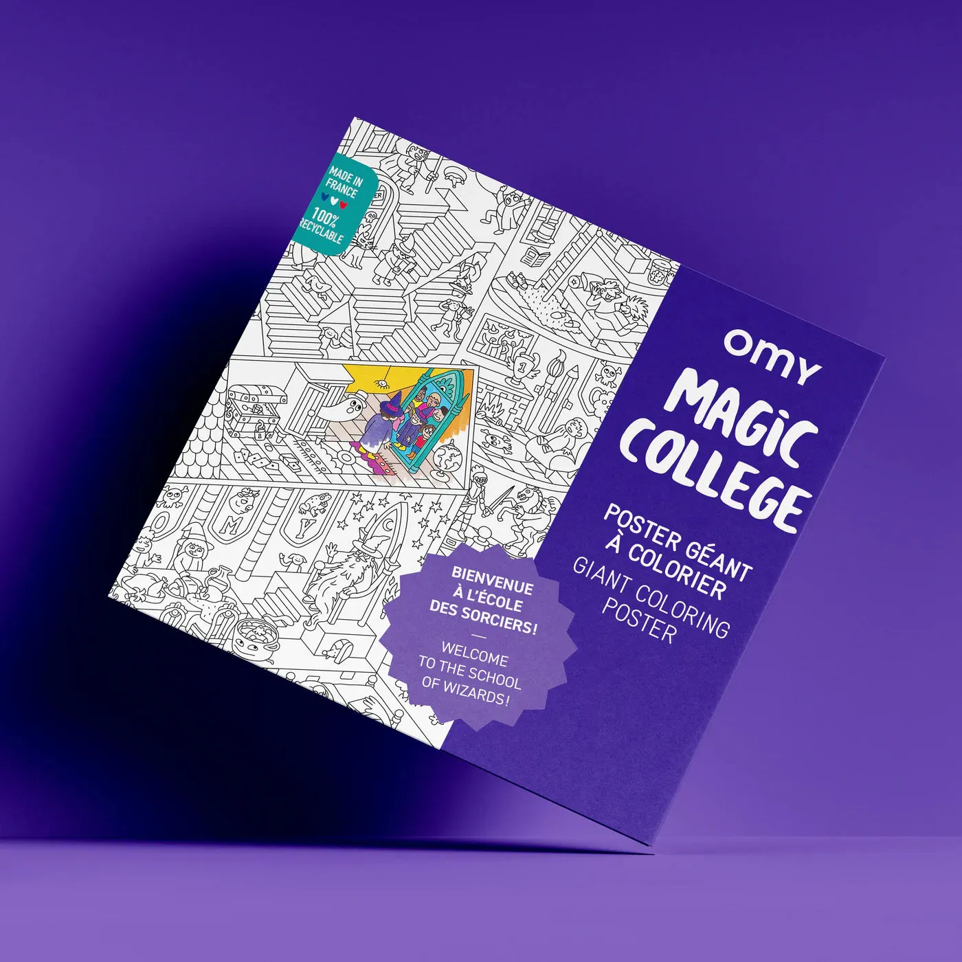 OMY - colouring poster - Magic College