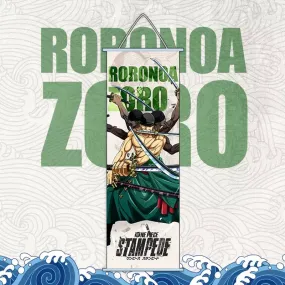 One Piece | Roronoa Zoro Anime Poster Wall Scroll | 70 x 25 Cm |