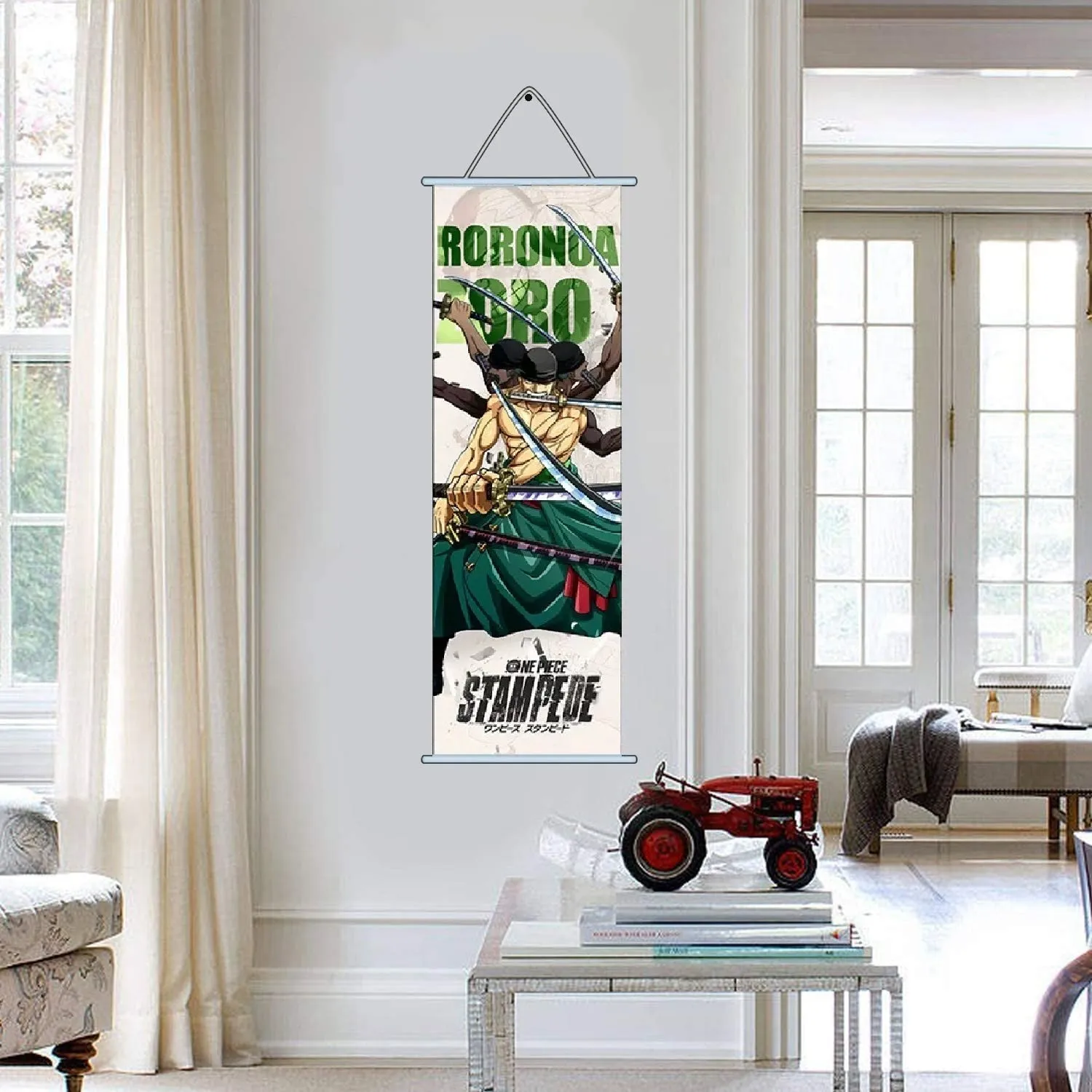 One Piece | Roronoa Zoro Anime Poster Wall Scroll | 70 x 25 Cm |