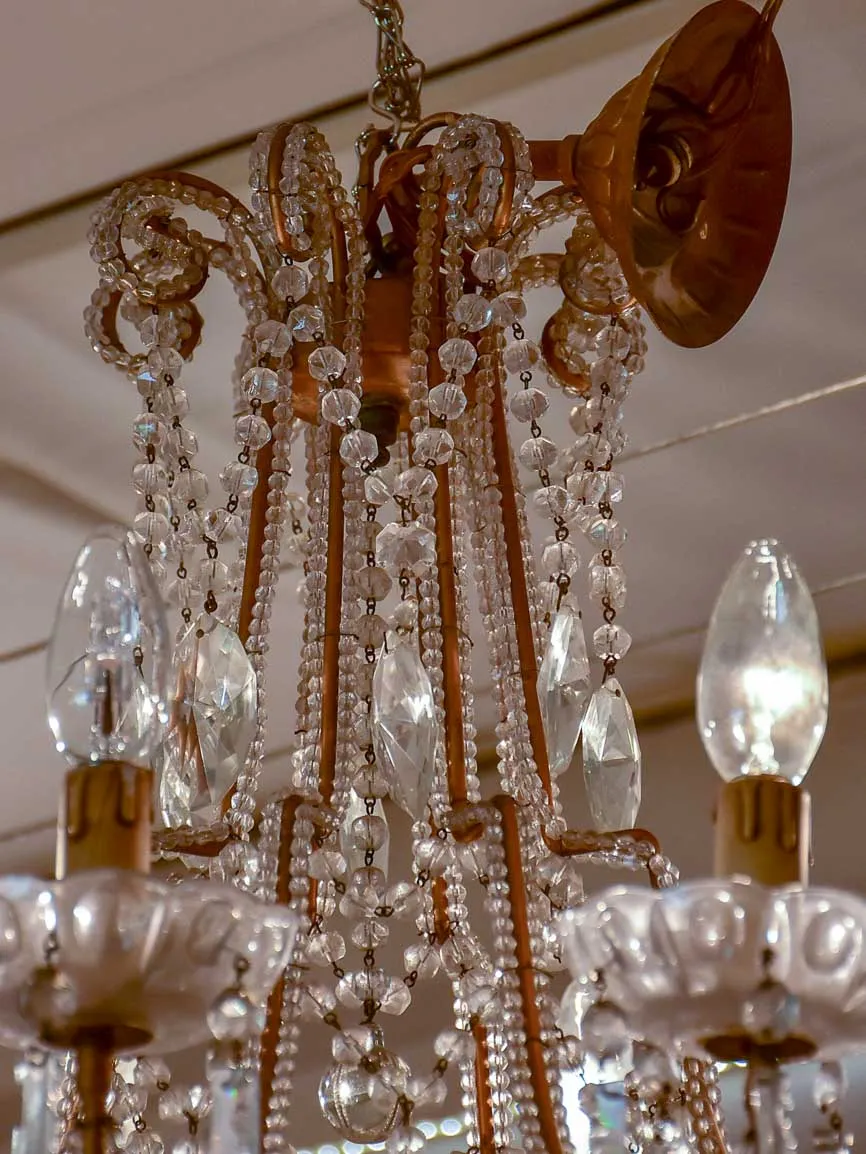 Pair of antique Italian chandeliers