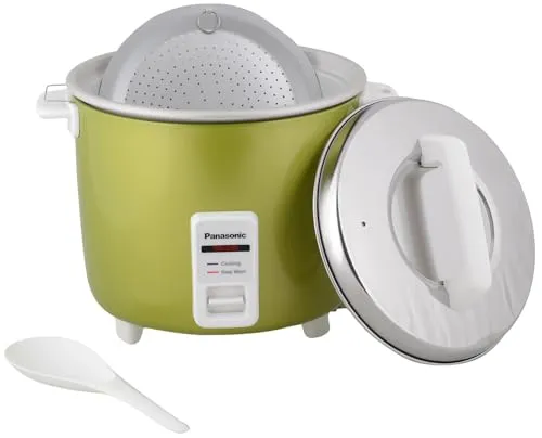 Panasonic SR-WA22H (E) Automatic Rice Cooker, Apple Green, 2.2 Liters