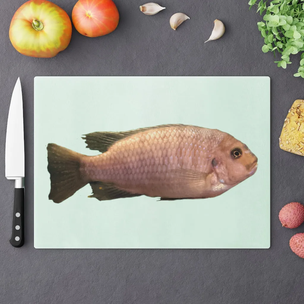 Peach Fish Cutting Board