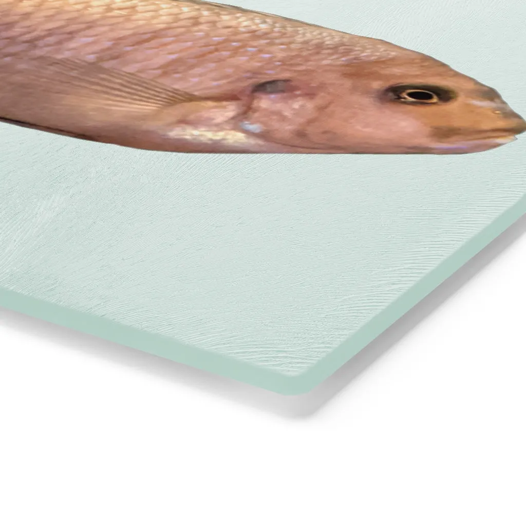 Peach Fish Cutting Board