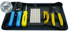 Platinum Tools 90203 Premier Series DATA Connectivity Kit, w/Nylon Zip Case