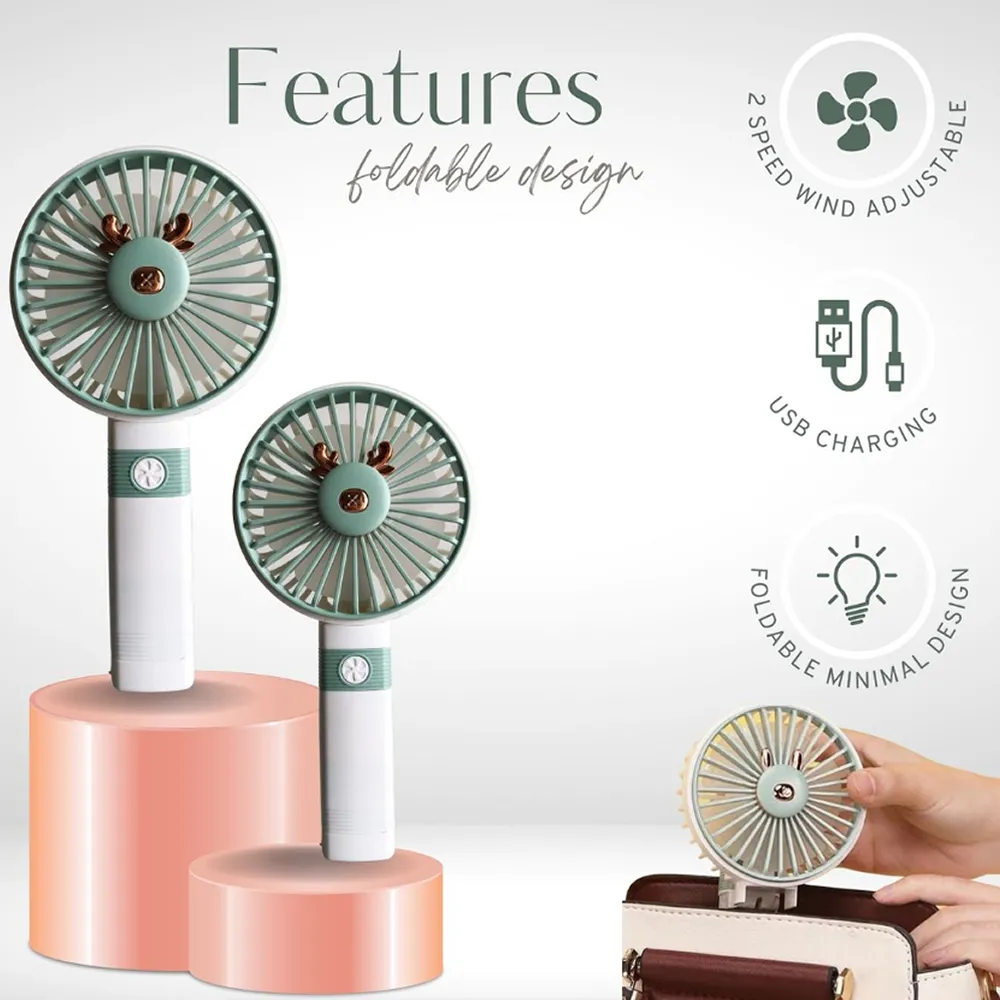 Portable Mini Handheld Rechargeable Fan Wt-Sq219