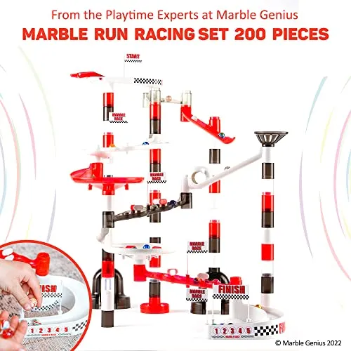 Racing Marble Run Super Set, 200 pieces