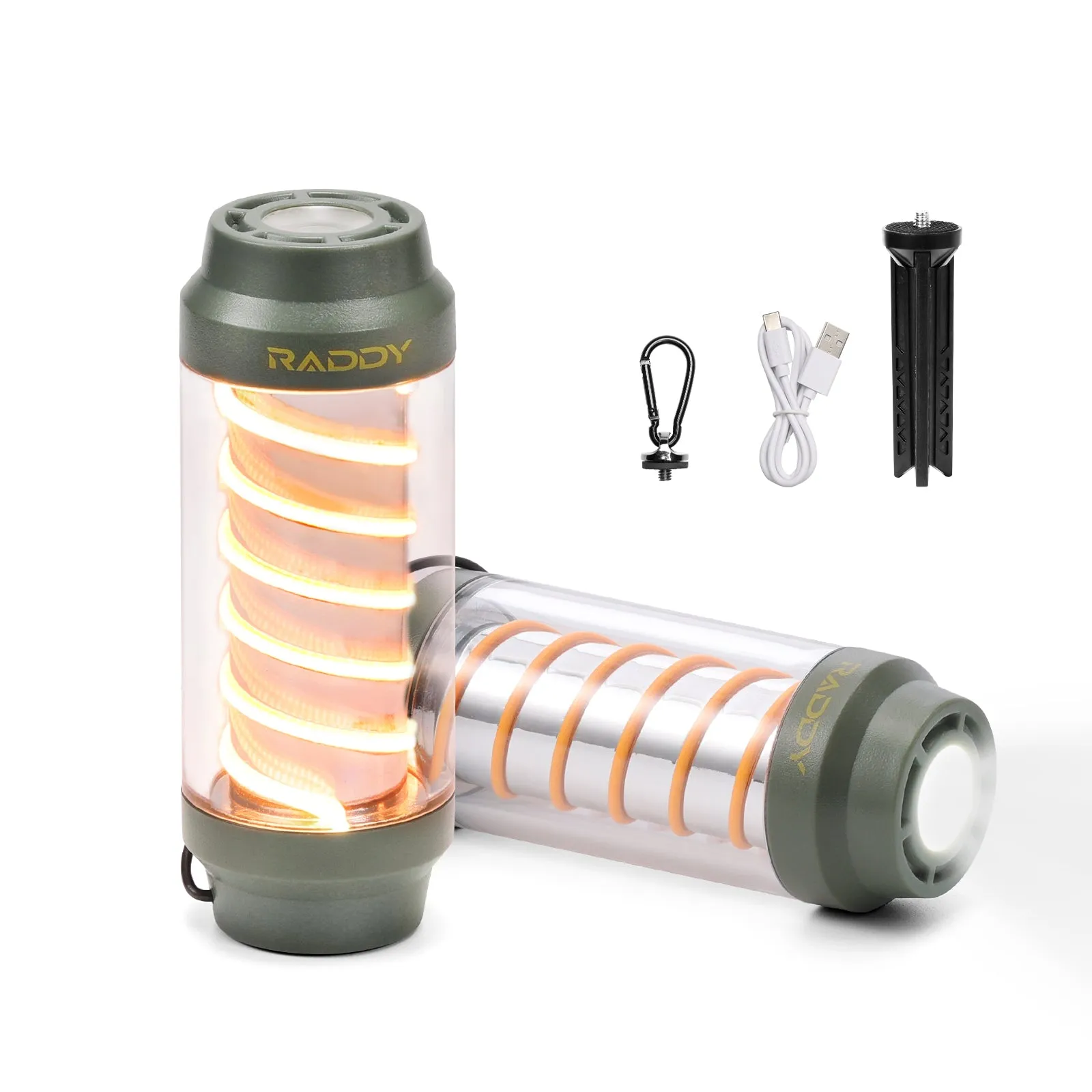 Raddy CL-1 Camping Lantern |  Portable Rechargeable Flashlight | 7 Light Modes | IPX6 Waterproof