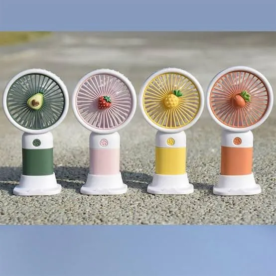 Rechargeable Mini Handy Fruits,Characters Fan