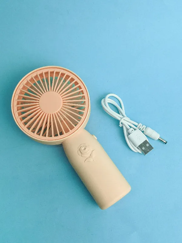 Rechargeable Mini Portable Fan Pink KTY80