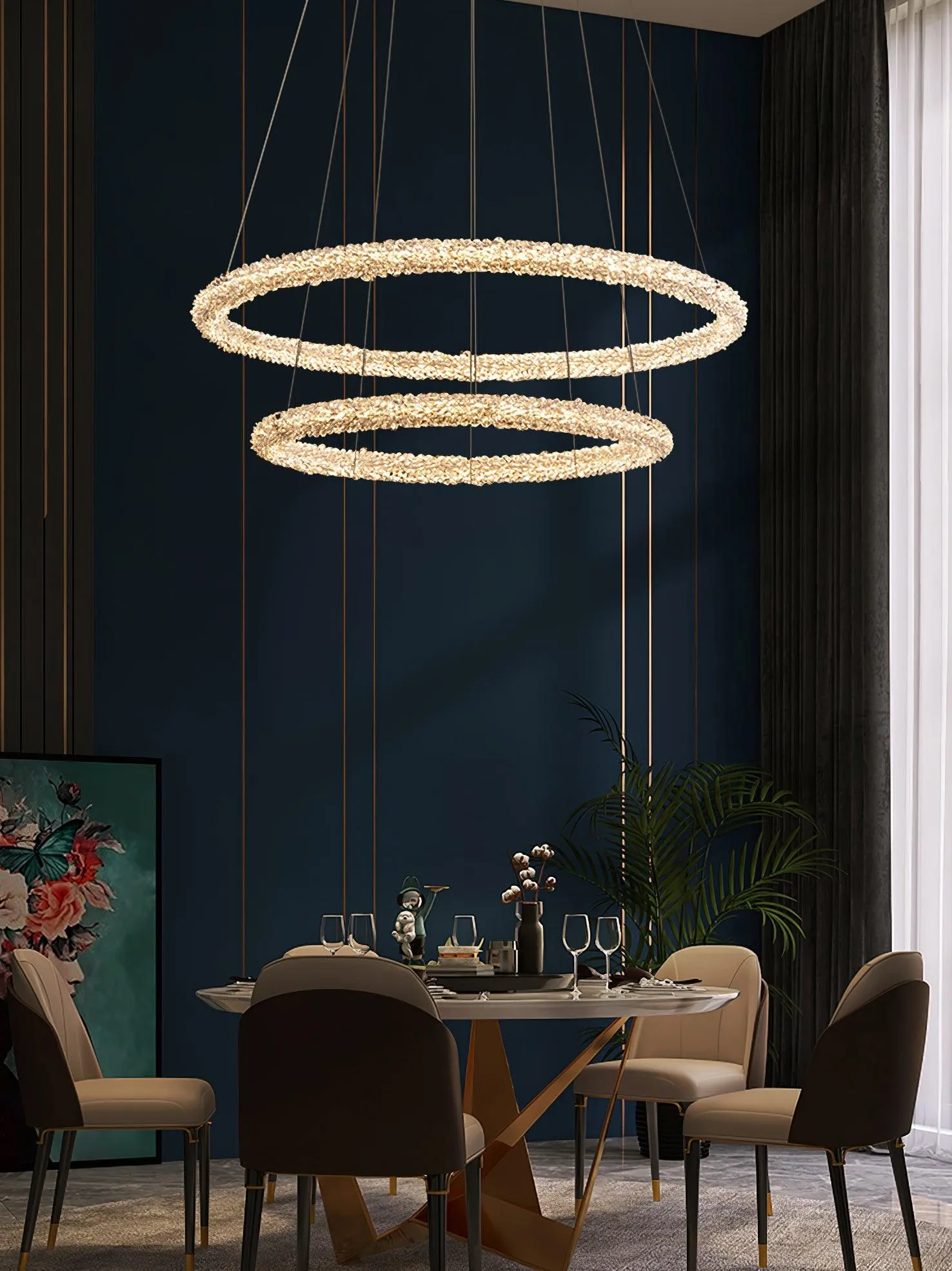 Ring Crystal Chandeliers