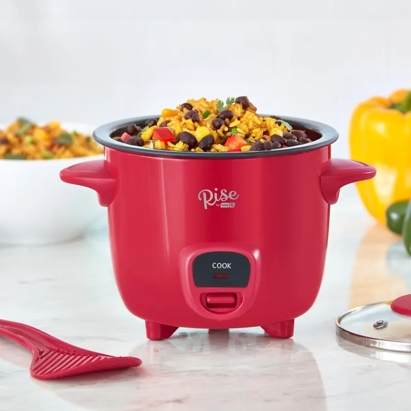 Rise by Dash Everyday Red 2 cups Rice Cooker