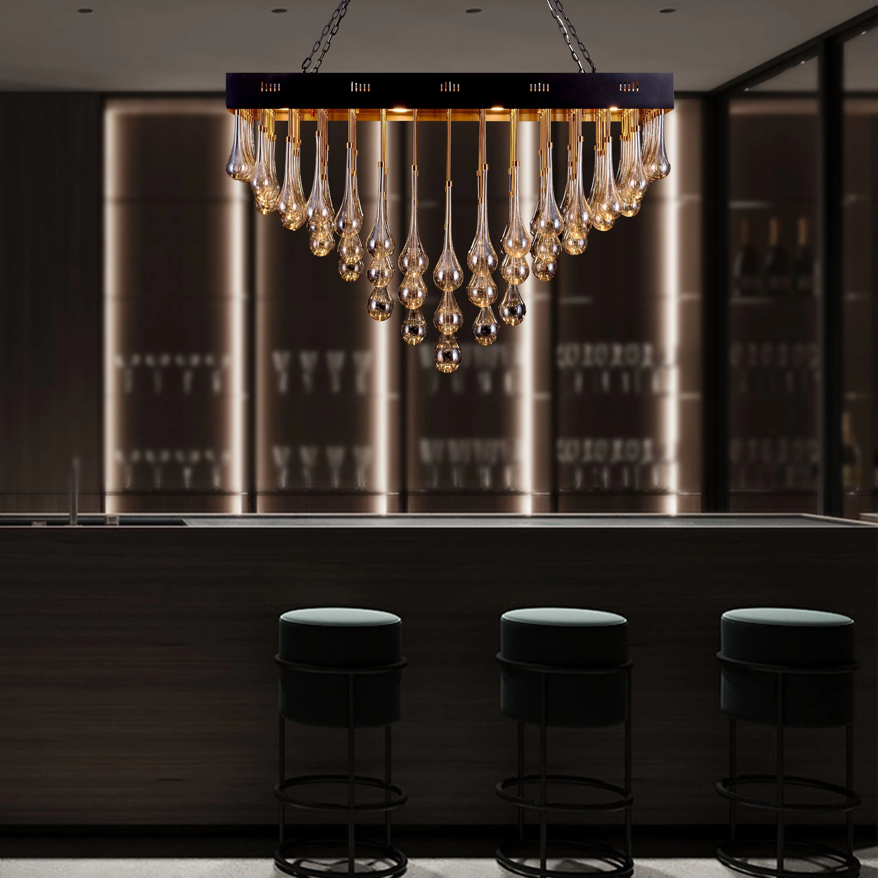 Royale Espresso Dining Chandelier