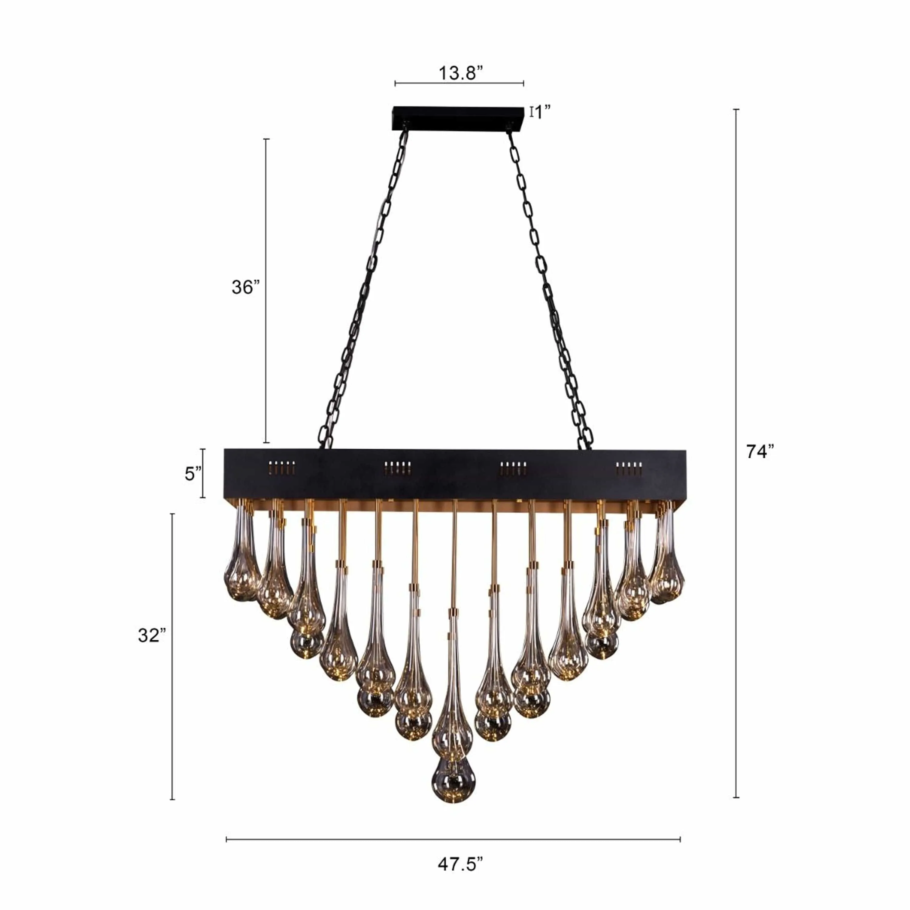 Royale Espresso Dining Chandelier