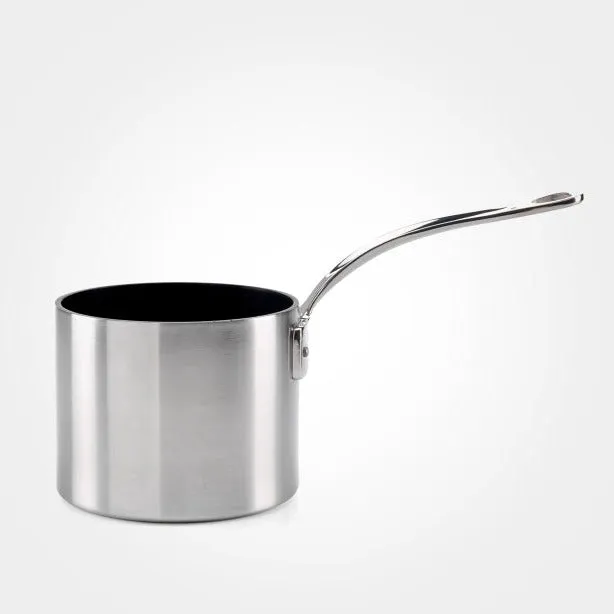 Samuel Groves Classic Non-Stick Stainless Steel Straight Sided Milkpan