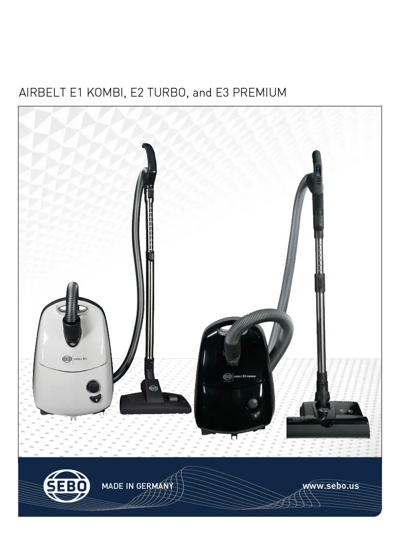 Sebo AIRBELT E3 Premium