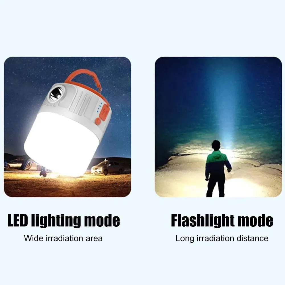 Solar Camping Light Power Bank LED Camping Lanterns 6 Gears Remote Control Waterproof Outdoor Tent Light Rechargeable Flashlight