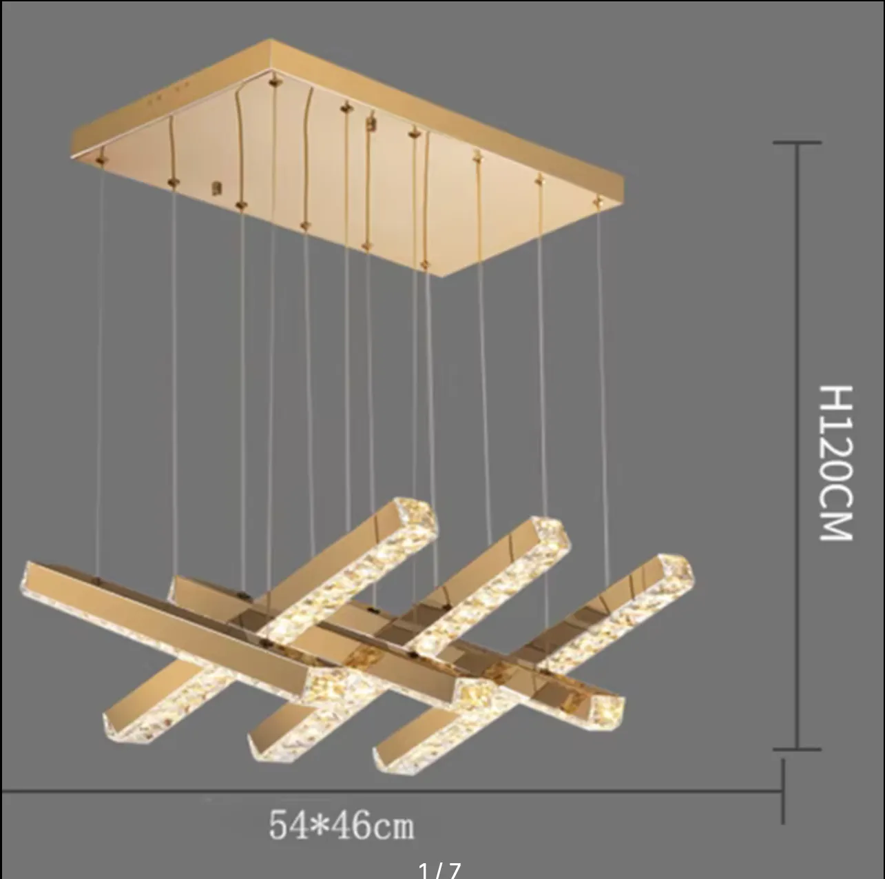 Stainless Steel Pendant Chandelier for Modern Space