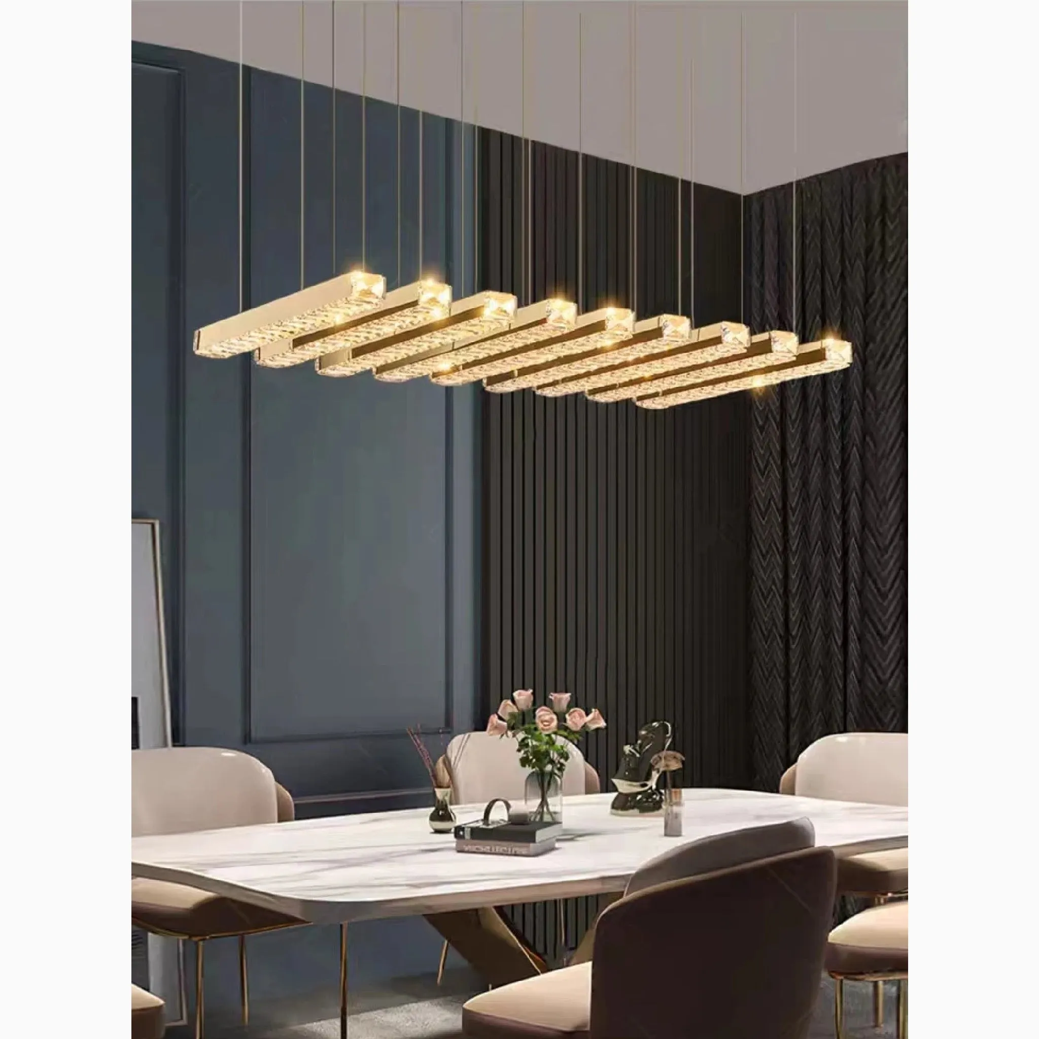 Stainless Steel Pendant Chandelier for Modern Space