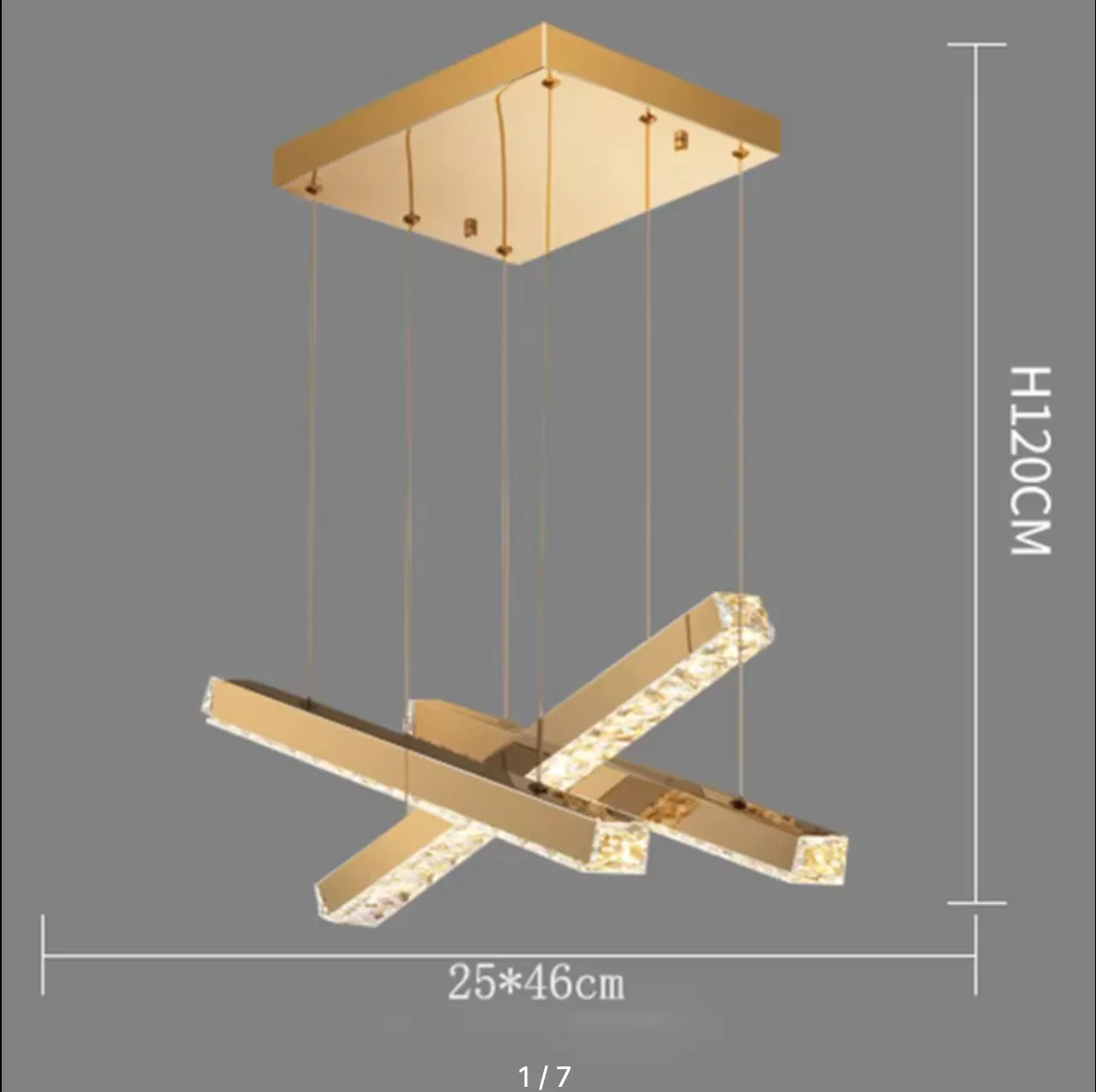 Stainless Steel Pendant Chandelier for Modern Space