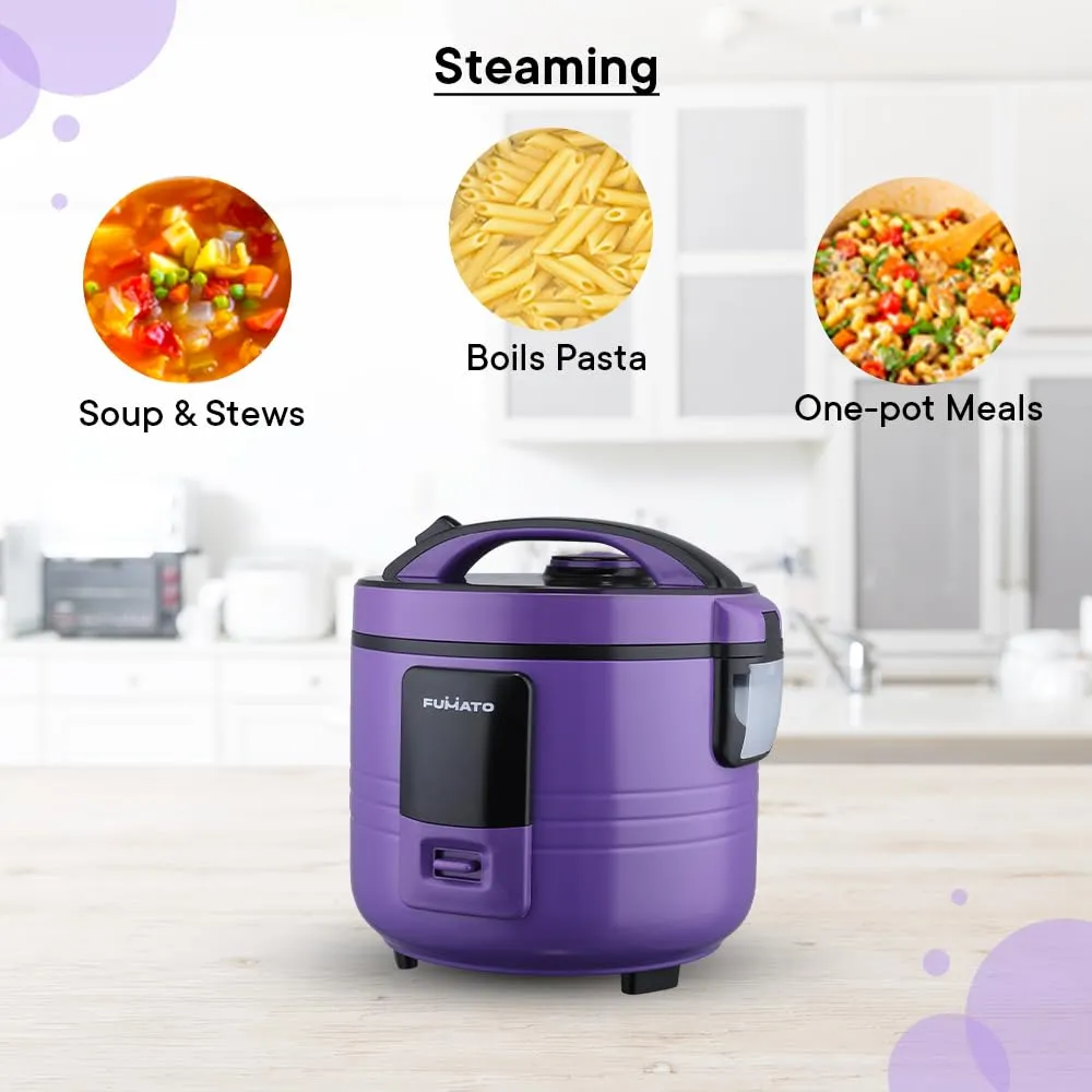 The Better Home Fumato Wedding Gift | Rice Cooker, Egg Maker |Perfect Gifting Combo| Colour Coordinated sets| 1 year Warranty (Purple Haze(EggMaker   Rice Cooker))