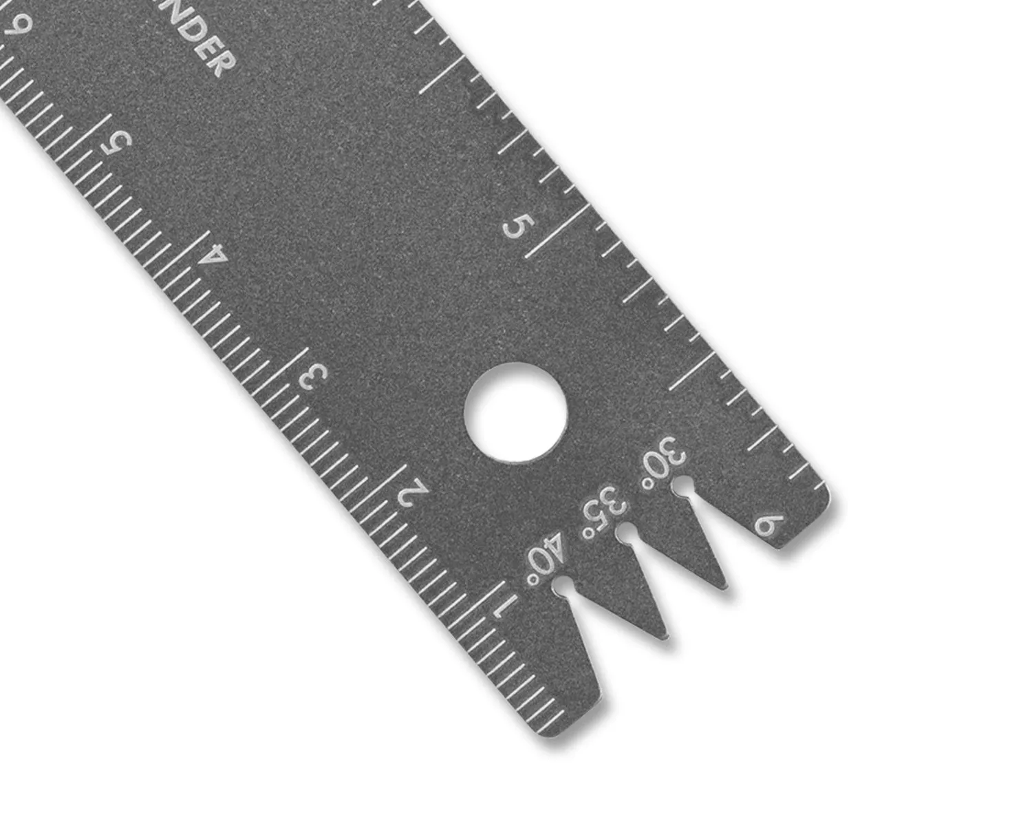 Titanium Ruler   Knife Angle Finder