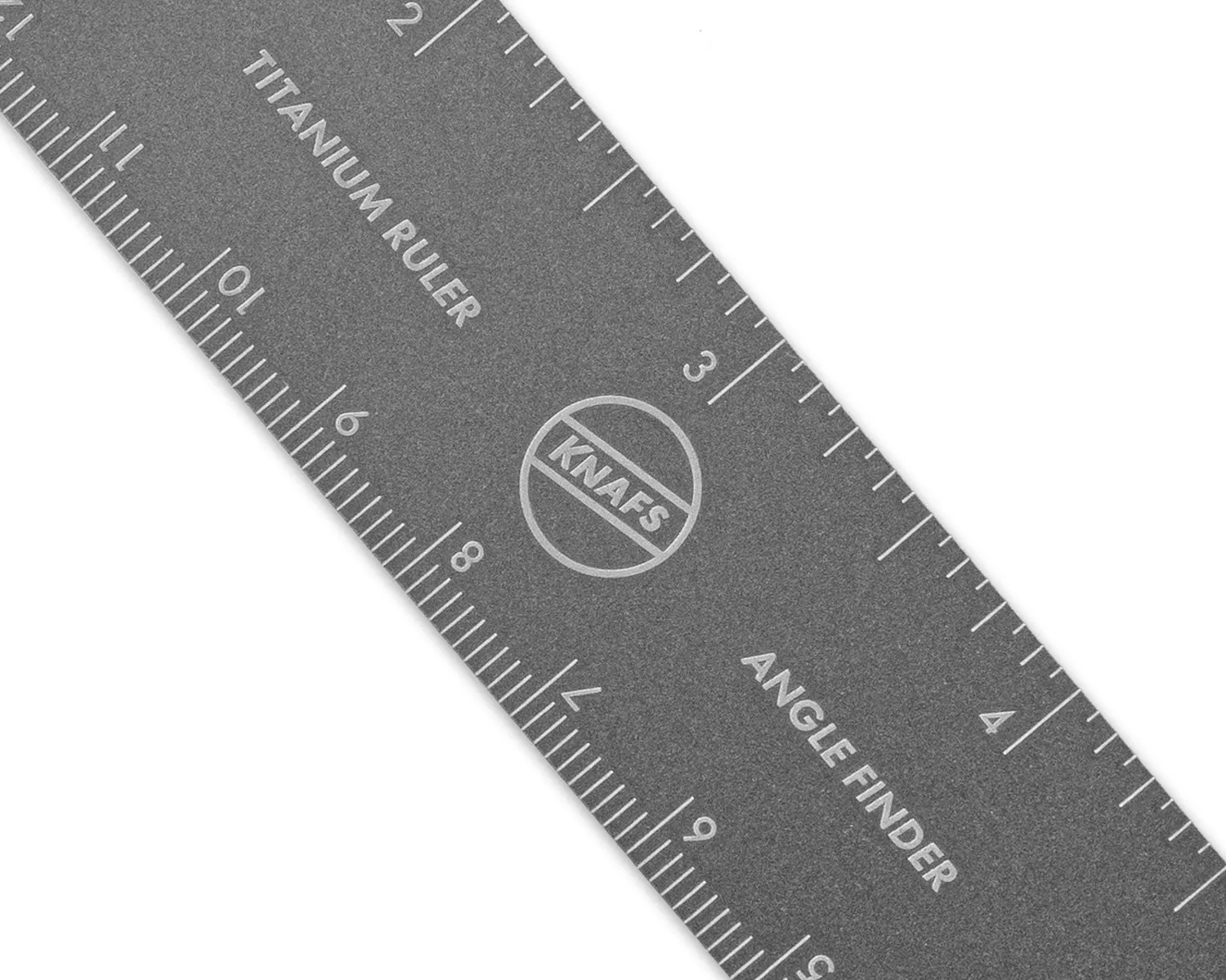 Titanium Ruler   Knife Angle Finder