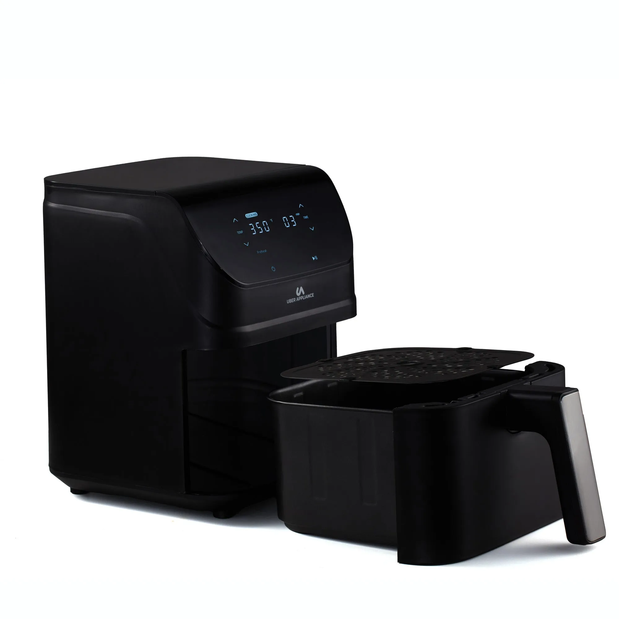 Uber Appliance Air Fryer XL Deluxe - 5Qt PFOA/PTFE Free Ceramic Non Stick