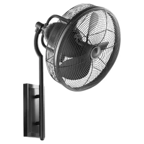 Veranda Transitional Patio Fan in Matte Black